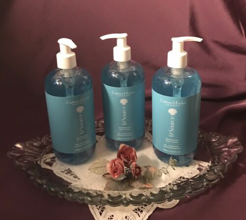 ~'~Rare! Set of 3 ~~ Crabtree & Evelyn ~~ La Source ~~ Refreshing Body Washes~'~