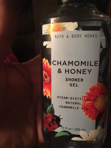 Bath & Body Works Chamomile & Honey w/Chamomile Oil Shower Gel 10 fl oz Set of 3