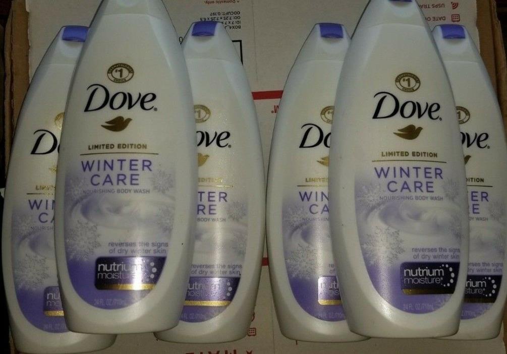 Dove Winter Care Nourishing Body Wash Limited Edition 6 x 24 Fl Oz