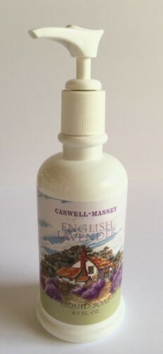 CASWELL MASSEY ENGLISH LAVENDER LIQUID HAND BODY WASH SOAP 8.5 FL.OZ.