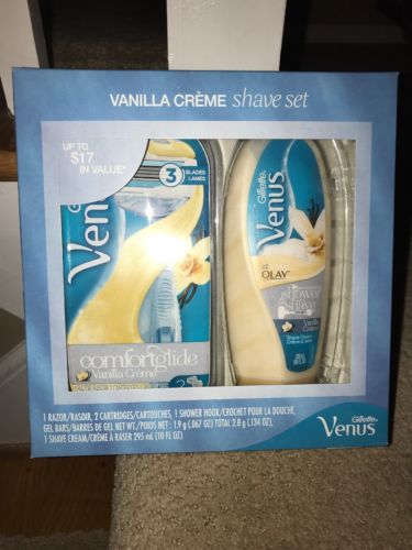 Gillette Venus Vanilla Creme Shave Set - 1 Razor, 2 Cartridges And More