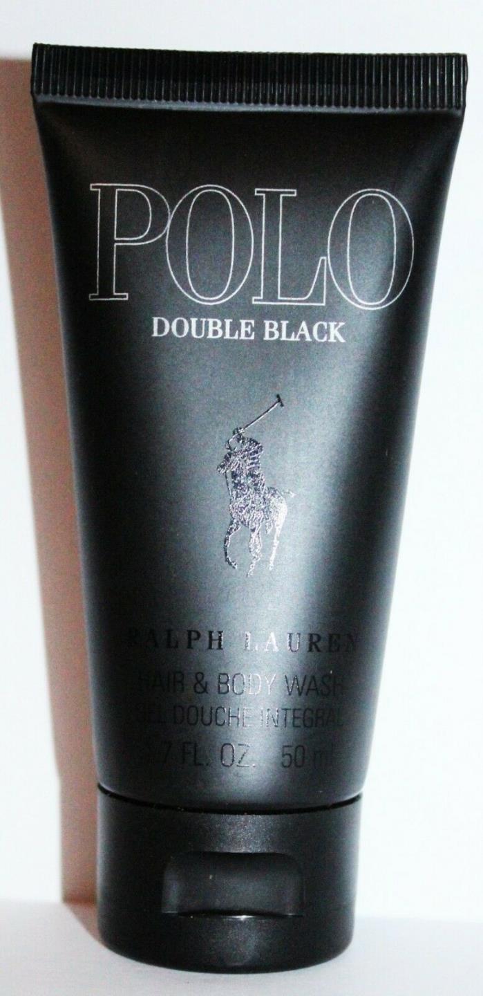 POLO DOUBLE BLACK RALPH LAUREN Men 2.5oz Hair & Body Wash New