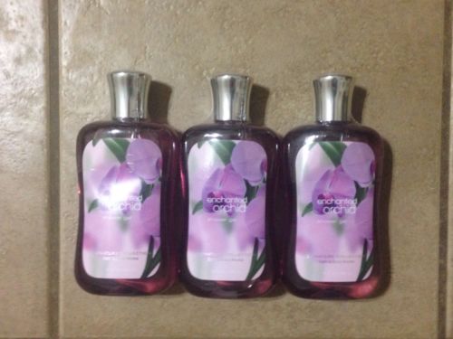 Bath Body Works Enchanted Orchid Shower Gel wash soap Lot 5 Retired Fragrance