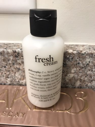 Philosophy Fresh Cream 4oz 3-in-1 NEW & Sealed SHOWER GEL