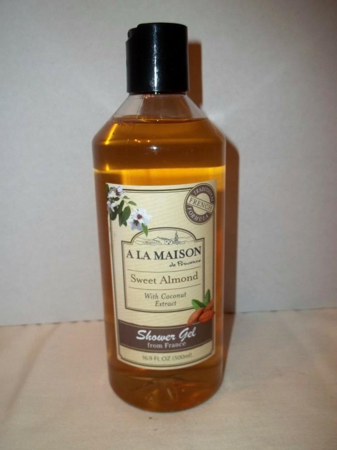 A La Maison Sweet Almond w/Coconut Extract Shower Gel-16.9 Oz.