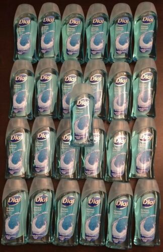LOT OF 25 NEW Dial Spring Water Body Wash Travel Size  2 fl oz Each
