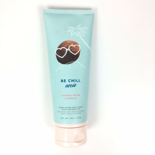 Aerie Exfoliating BE CHILL Coconut Water & Hibiscus  Body Wash NEW BOTTLE 7 Oz