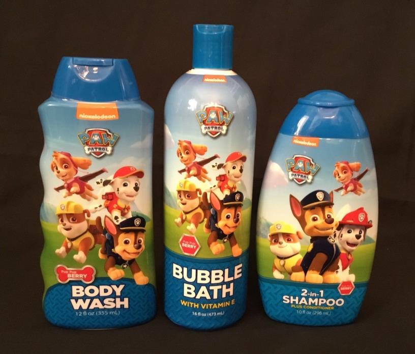 BRAND NEW!!    Paw Patrol Pup Pup Berry 2-In-1 Shampoo, Body Wash, & Bubble Bath