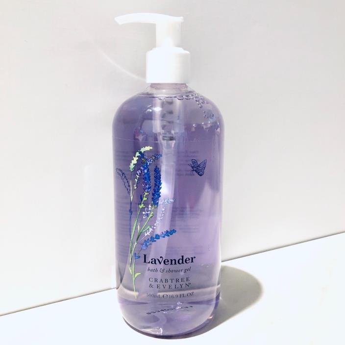 Crabtree and Evelyn Lavender Bath and Shower Gel 16.9 oz - Brand New
