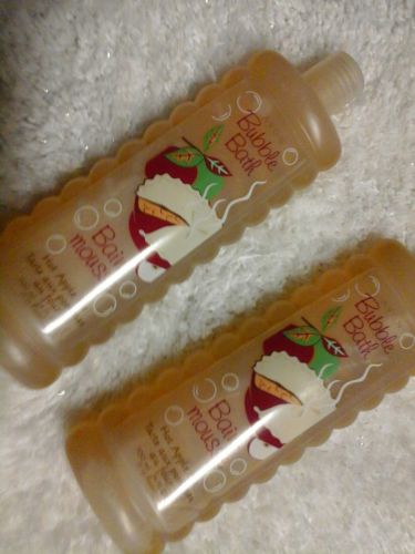 bubble bath lot 2 hot apple pie 24 oz new fresh full