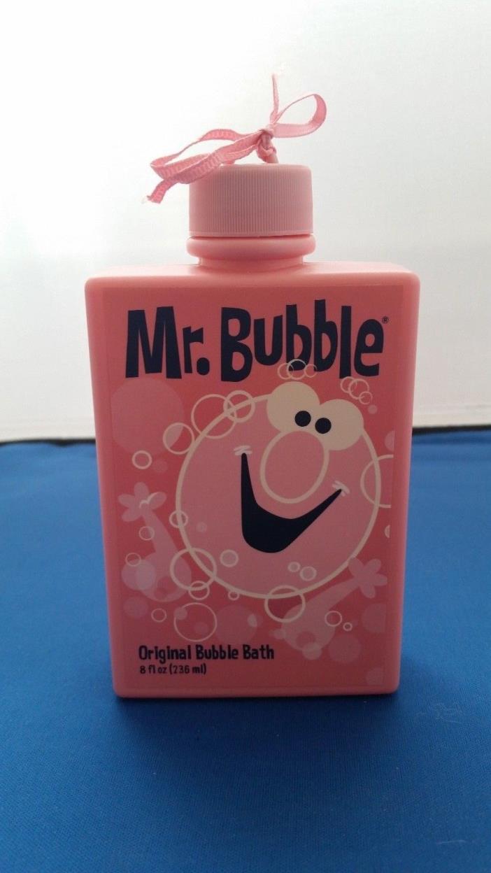 8 Fl. oz Original Mr. Bubble In A Square Bottle Not Sealed But Full