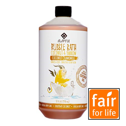 Alaffia Everyday Coconut Bubble Bath Gentle For Babies & Up Supports Soft Skin R