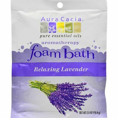 Aura Cacia Foam Bath Relaxing Lavender - 2.5 oz - Case of 6