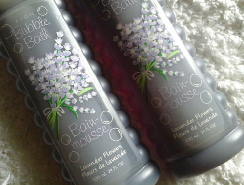 lot 2 lavendar flowers bubble bath 24 ounces each new fresh SEALED LARGE QTY(2)