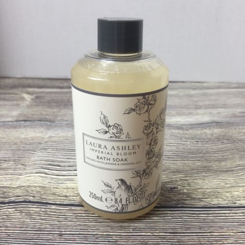 Laura Ashley Imperial Bloom Bath Soak Jasmine Liquid 8.4fl oz NEW