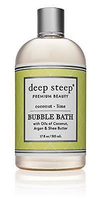 Deep Steep Classic Bubble Bath, Coconut Lime, 17 Fluid Ounce 1