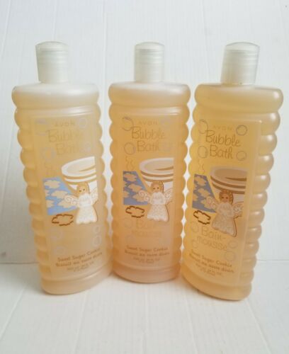 Set of 3 New Avon Bubble Bath Sweet Sugar Cookie 24oz Sealed Discontinued