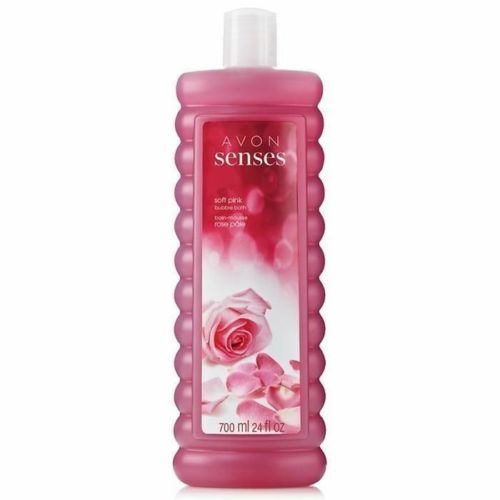 Soft Pink Avon Senses new/sealed jumbo bubble bath 24 fl oz