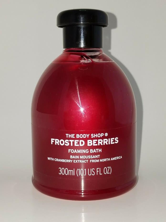 NEW The Body Shop Frosted Berry Foaming Bath 10.1 fl oz