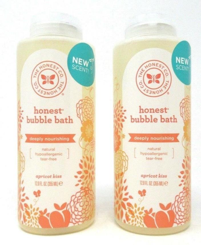 The Honest Company Bubble Bath Apricot Kiss Vegan 12.0 oz Each 2 Count
