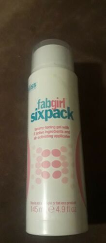 Bliss Fat Girl Six Pack Tummy Toning Gel Lot of 2 Full Size 4.9 oz New Sealed