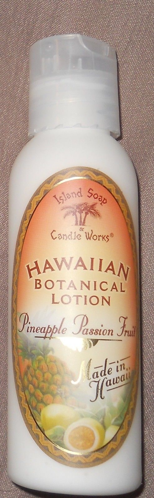 Hawaiian Botanical Lotion PINEAPPLE PASSION FRUIT 2 Oz  by Island Soap & Candle