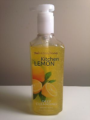 Bath & Body Works Kitchen Lemon Deep Cleansing 8oz Hand Soap