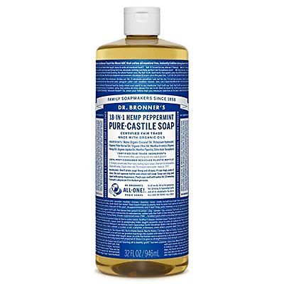 Sale Dr. Bronner's Pure-Castile Liquid Soap Peppermint 32oz.