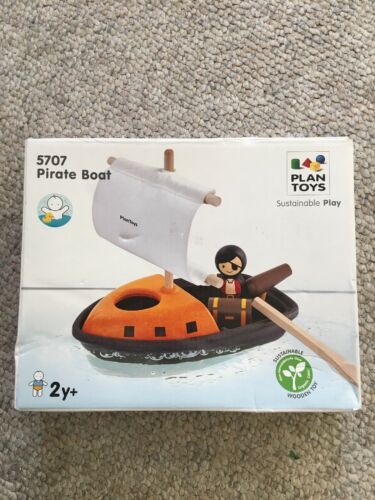 Plan Toys - Plan Toys Pirate Boat for 2+ years 234331 SD
