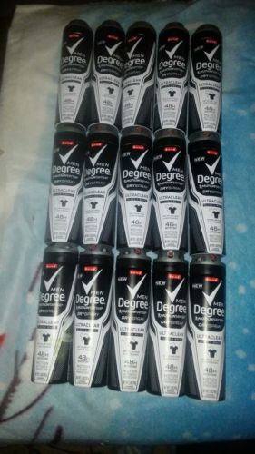 Lot Of 15 MEN DEGREE MOTION SENSE DRY ANTIPERSPIRANT SPRAY BLACK AND WHITE 2020