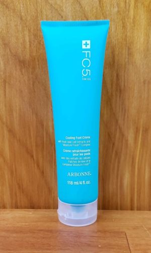 NEW ARBONNE FC5 SWISS Cooling Foot Cream 4 Ounce USA - Discontinued - No Box