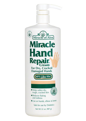 Miracle Hand Repair Cream 32 ounce bottle with pump with 60% UltraAloe
