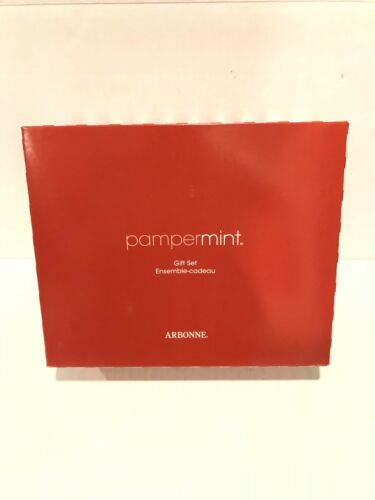 ARBONNE Pampermint Gift Set Foot Cream & Footwork Foot Scrub, *NEW,UNUSED