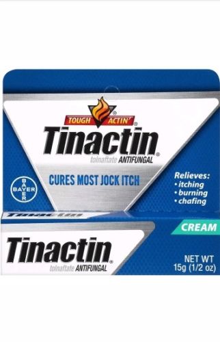 2 PACK Tough Actin Tinactin Antifungal Cream 15g .5 Oz USA FREE SHIPPING!!!