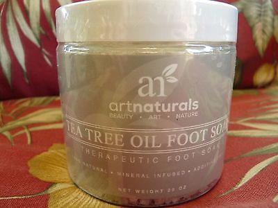 Art Naturals Tea Tree Essential Oil Foot Soak Salt w/ Epsom Dead Sea Relief Pain