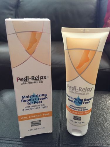 Pedi-Relax w/ Essential Oils Moisturizing Repair Cream For Feet NIB