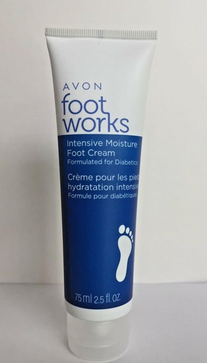 ~Avon~Foot Works~Intensive Moisture Foot Cream~2.5 fl. oz.~NEW~Factory Sealed~