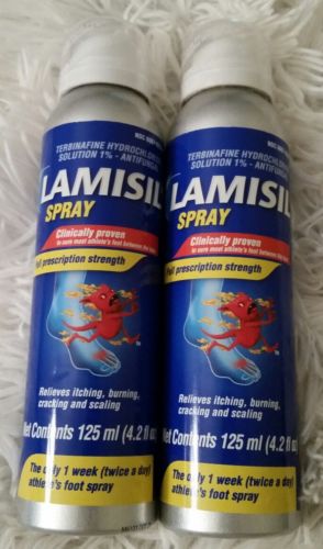 Lamisil Athlete's Foot Spray 4.2oz X2 EXP: 10/18+