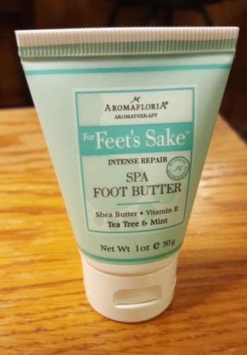 Aromafloria For Feet's Sake Intense Repair Spa Foot Butter 1 oz travel size