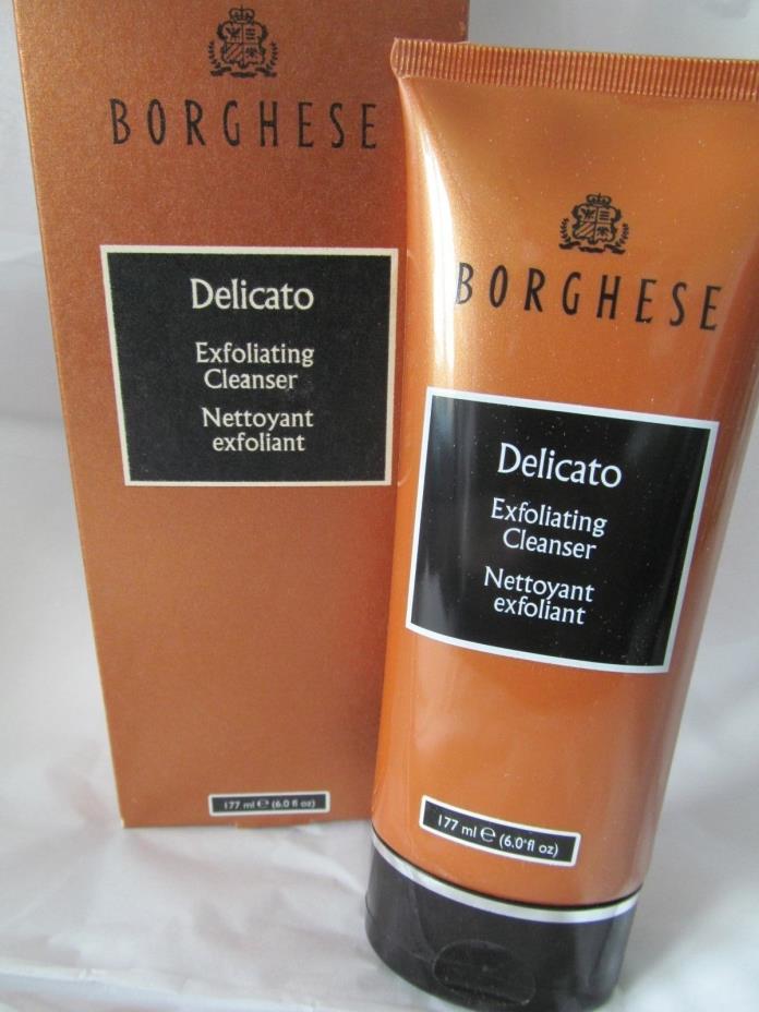 2 Borghese Delicato Exfoliating Cleansers for Hands & Feet - 6 oz each -  NOS