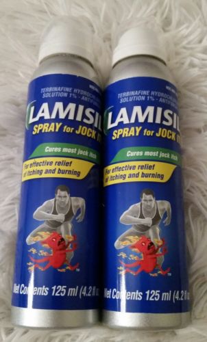 Lamisil Jock Itch Spray 4.2oz X2 EXP: 02/18 & 08/18 READ DESC