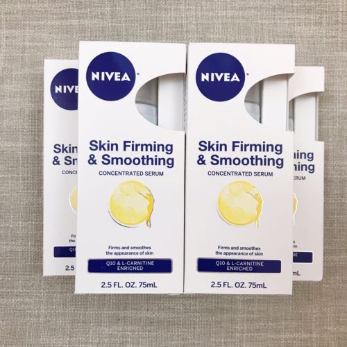 NIVEA Lot Of 5 Skin Firming & Smoothing Concentrated Serum Q10 & L Carnitine