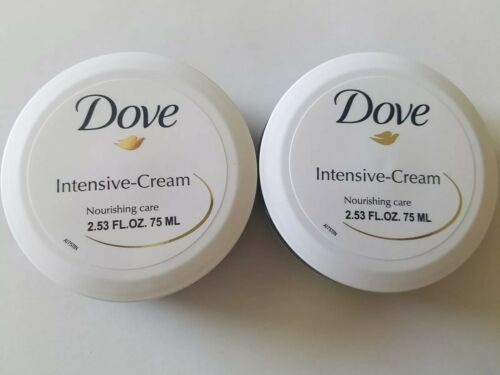 Dove Intensive Cream 2.53 oz each Factory Sealed lot of 2 New