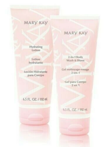 Mary Kay Hydrating Lotion AND 2-in1 body wash & shave LOT 6.5oz EACH NEW