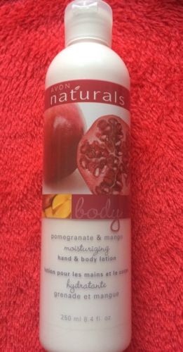 Avon Naturals Moisturizing Body Lotion Pomegranate And Mango 8.4oz. NEW