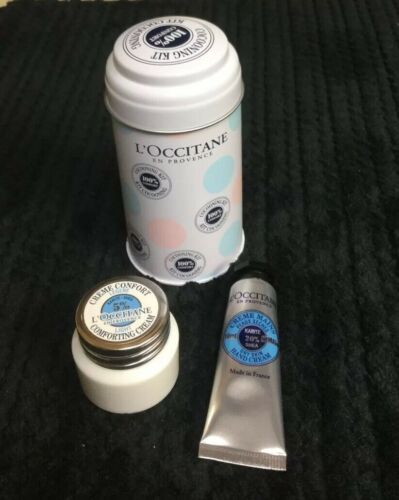L’Occitane Gift Tin 10 Ml Shea Butter Hand Cream And 8Ml  Comfort Cream
