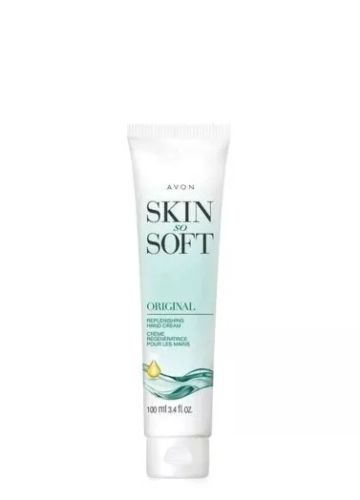 AVON Skin-So-Soft SSS Original +jojoba Replenishing Hand Cream 3.4 FL oz