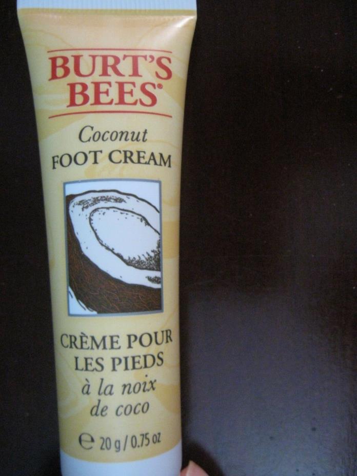 BURT'S BEES Coconut Foot CREAM - 0.75oz travel size