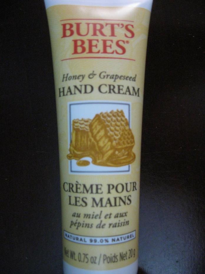 BURT'S BEES HONEY & GRAPESEED HAND CREAM - 0.75oz travel size