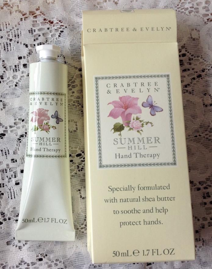 Crabtree & Evelyn Summer Hill Hand Therapy Cream 1.7 Oz  NEW in Box